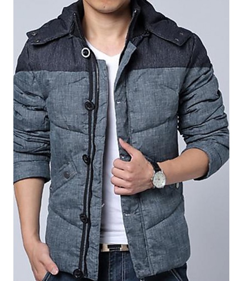 Men's Hoodie Casual Long Sleeve Feather Mian Mian Clothing Coat