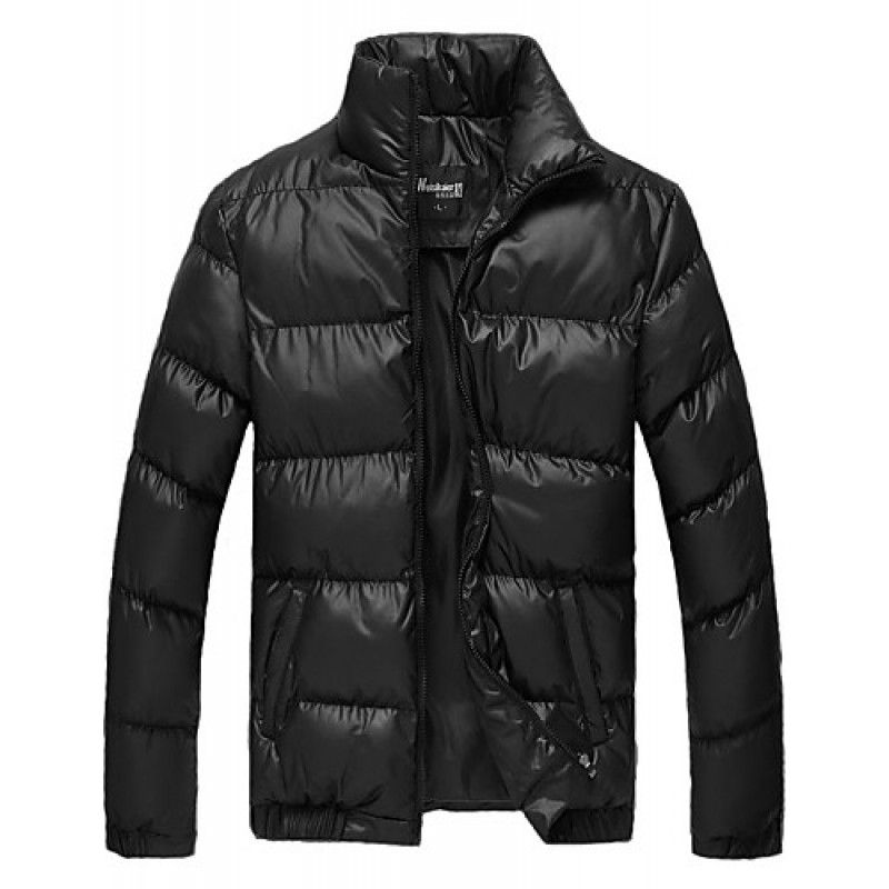 Men's Casual Thick Slim Cotton Coat Padded Jacket